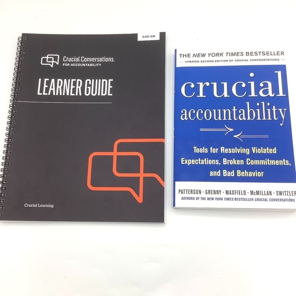 NEW Crucial Accountability Set: Book and Learner Guide NYT Bestseller - Picture 7 of 10
